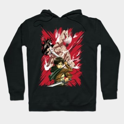 Eren And Attack Titan Attack On Titan Hoodie Official Attack On Titan Merch
