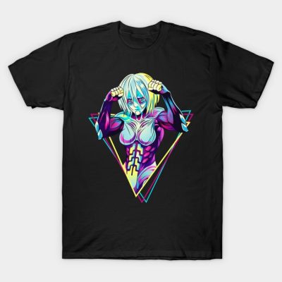 Attack On Titan Female Titan 80S Retro T-Shirt Official Attack On Titan Merch