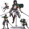 14cm Attack on Titan Levi Ackerman Anime Figure ARTFX J Mikasa Ackerman Action Figure Shingeki no 3 - Attack On Titan Merch