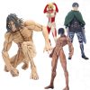 15cm The Founding Titan Figurine Levi Ackerman Figure Attack on Titan Anime Figure Eren Jaeger Shingeki 2 - AOT Merch