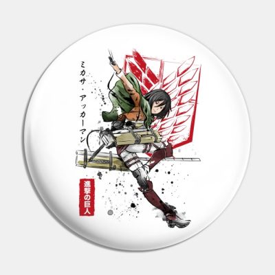 Soldier Mikasa Pin Official Attack On Titan Merch