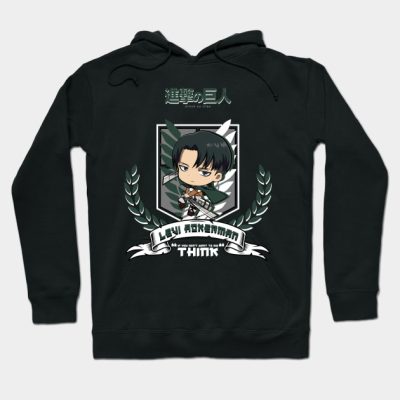 Attack On Titan Levi Chibi Hoodie Official Attack On Titan Merch