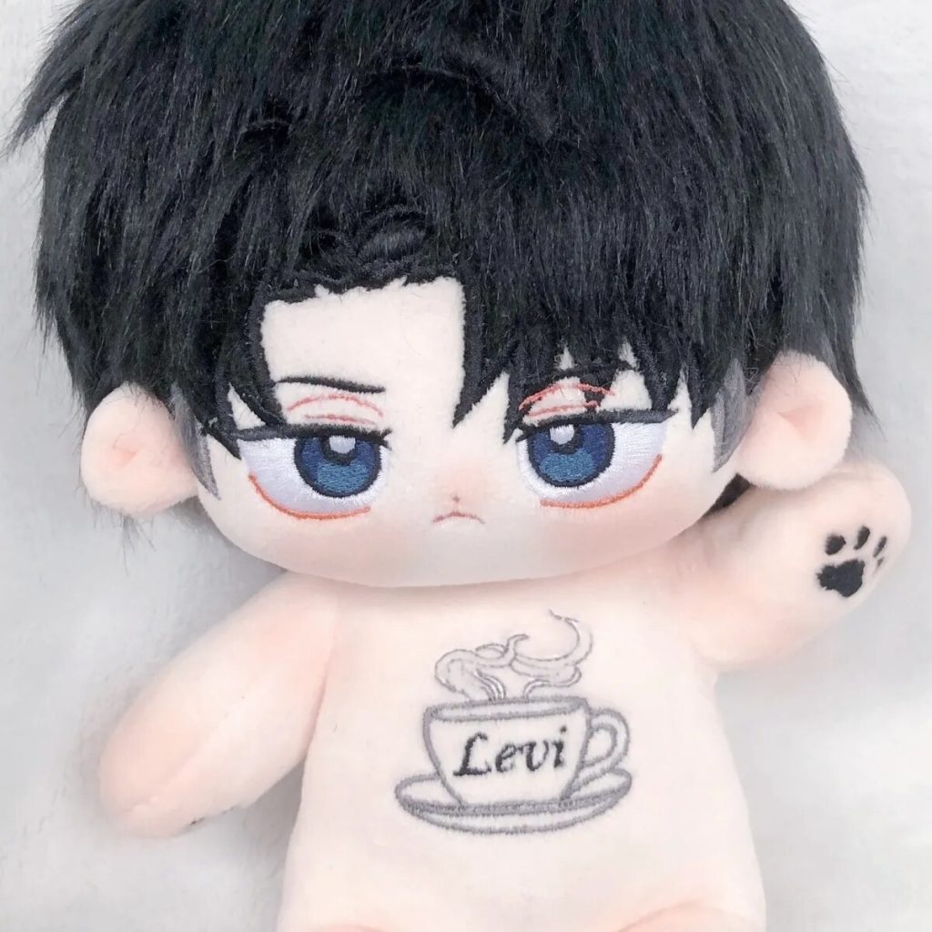 20CM Attack On Titan Levi Ackerman Cute Stuffed Plush Doll Body Cotton Dress Up Dolls Anime 1 - AOT Merch