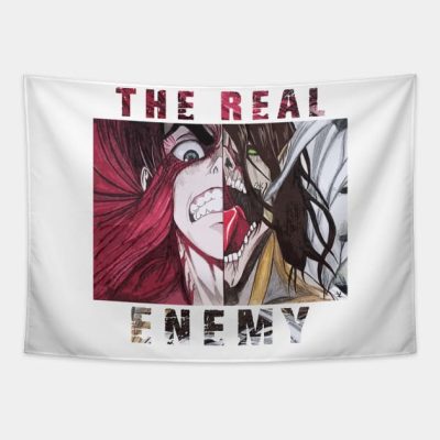 Eren Real Enemy Attack On Titans Tapestry Official Attack On Titan Merch