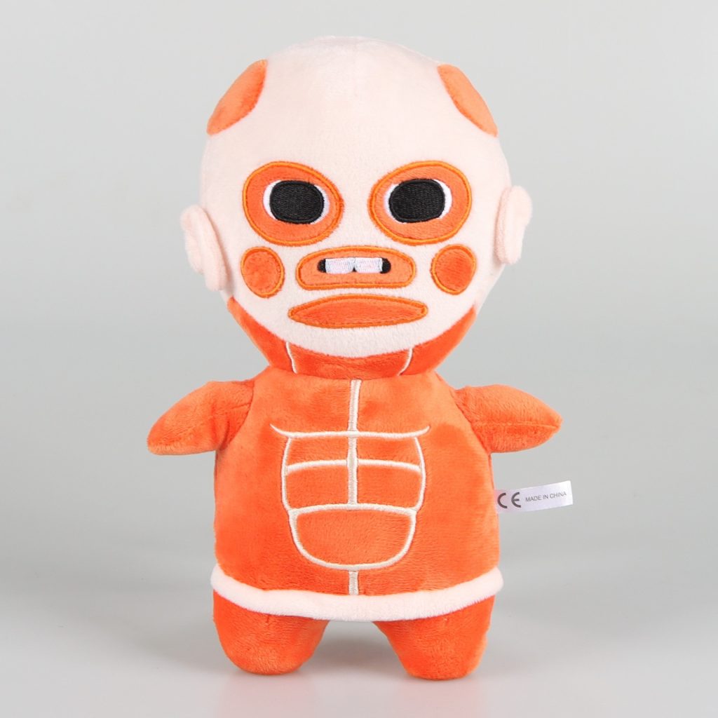 25cm Chibi Titans 2 Plush Toy Cartoon Animation Attack On Titan Cute Stuffed Soft Toy Dolls - AOT Merch