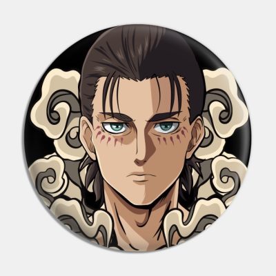 Attack On Titan Anime Eren Yeager Pin Official Attack On Titan Merch