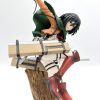 29cm ARTFX J Attack on Titan Anime Figure Mikasa Ackerman Action Figure Shingeki no Kyojin Levi 3 - AOT Merch