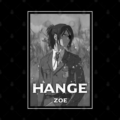 Attack On Titan Hange Zoe Bw Tapestry Official Attack On Titan Merch
