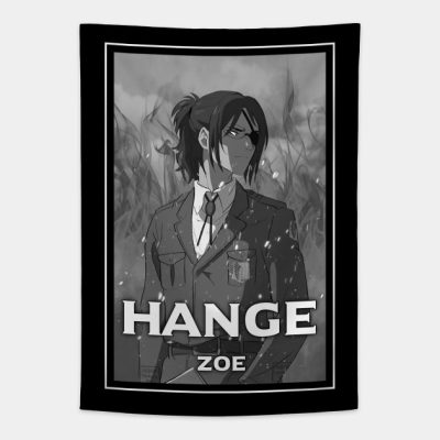 Attack On Titan Hange Zoe Bw Tapestry Official Attack On Titan Merch