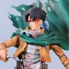 36cm Attack On Titan Anime Figure Rival Shingeki no Kyojin Levi Ackerman Action Figure Mikasa Ackerman 3 - AOT Merch