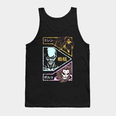 Attack On Titan Founding Titan Jaw Titan And War H Tank Top Official Attack On Titan Merch