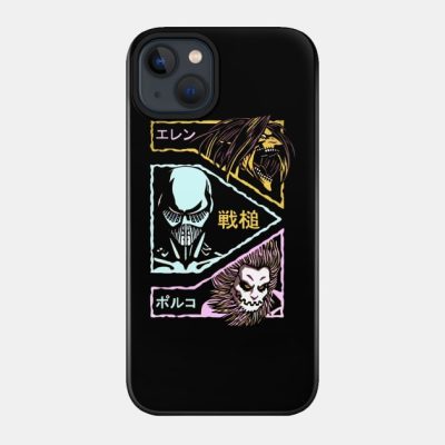 Attack On Titan Founding Titan Jaw Titan And War H Phone Case Official Attack On Titan Merch