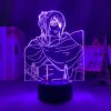 3d Lamp Anime Attack on Titan hange zoe for Room Decor Light Battery Powered Child Birthday 1 - AOT Merch