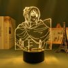 3d Lamp Anime Attack on Titan hange zoe for Room Decor Light Battery Powered Child Birthday - AOT Merch