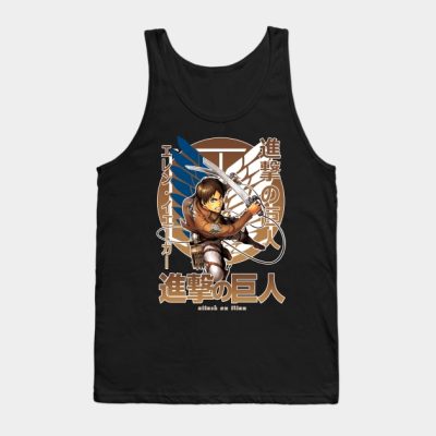 Attack On Titan Eren Yeager Tank Top Official Attack On Titan Merch