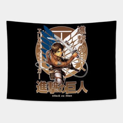 Attack On Titan Eren Yeager Tapestry Official Attack On Titan Merch