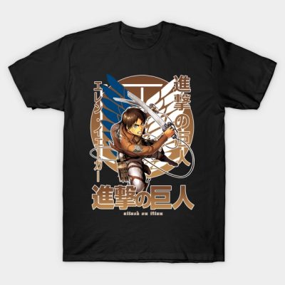 Attack On Titan Eren Yeager T-Shirt Official Attack On Titan Merch