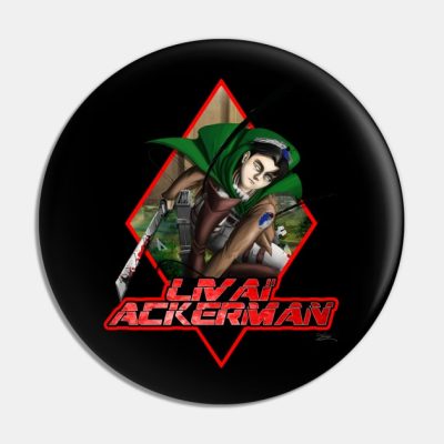 Attack On Titan Livai Pin Official Attack On Titan Merch