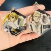 6CM Anime Attack On Titan Figure Levi Ackerman Mikasa Ackerman Armin Arlert Cosplay Acrylic Keychains Fans 3 - AOT Merch