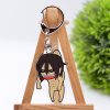 9 Styles Attack on Titan Keychain Shingeki no Kyojin Key Chain Acrylic Cartoon Pendant Accessories Keyring 3 - AOT Merch