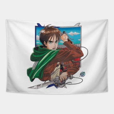 Eren Attack On Titan 3D Tapestry Official Attack On Titan Merch