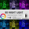 Acrylic 3d Led Night Light Eren Yeager Figure Bedroom Decor Nightlight Dropshipping Battery Powered Lamp Attack 1 - AOT Merch