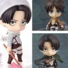 Anime 10CM Game Attack on Titan Eren Jaeger 375 Levi Rivaille Ackerman 390 417 Cleaning Ver 1 - AOT Merch