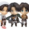 Anime 10CM Game Attack on Titan Eren Jaeger 375 Levi Rivaille Ackerman 390 417 Cleaning Ver 5 - Attack On Titan Merch