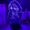 Anime 3d Lamp Attack on Titan Eren Yeager for Bedroom Decoration Light Kids Gift Attack on 2 - AOT Merch