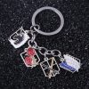 Anime Attack On Titan Keychain Trainee Survey Corps Military Police Garrison Regiment Logo Pendant Key Chain - AOT Merch