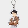 Anime Attack on Titan Acrylic Keychain Shingeki No Kyojin Levi Eren Key Chain for Women Accessories 1 - AOT Merch