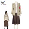 Anime Attack on Titan Jacket Eldian Warrior Unit Pieck Jacket Shingeki No Kyojin Eldian Dress Marley - AOT Merch