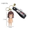 Anime Attack on Titan Keychains Cartoon Doll Silicone Pendant Keyholder Cute Keyring for Women Jewelry Fashion 2 - AOT Merch