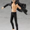Anime Eren Jaeger Figure Attack On Titans Final Season Black Cloak Dress Up Model Toy Anime 1 - AOT Merch