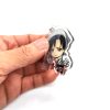 Anime Keychain Attack on Titan Cute Cartoon Keychain Car Accessories for Men Bag Pendant Shingeki No 2 - AOT Merch