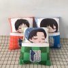 Attack On Titan Anime Plush Toys Levi Ackerman Mikasa Eren Pillow Cartoon Stuffed Toys Festival Kids - AOT Merch