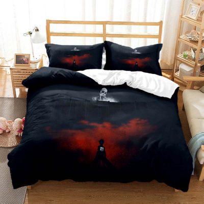 Attack on Titan Printed polyester bedding soft and comfortable Customizable bedding set Quilt cover pillowcase 18 - Attack On Titan Merch