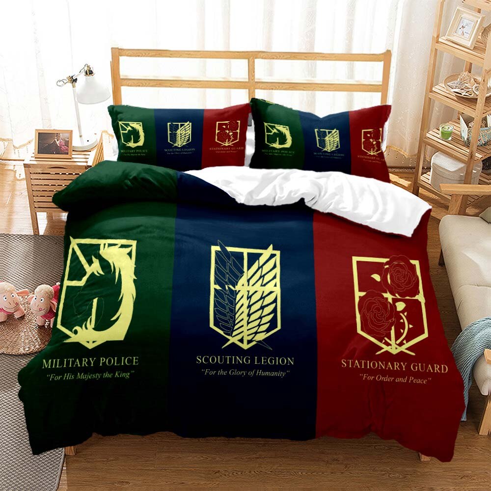 For your patronage Bedding Sets - Attack On Titan Merch