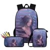 Cartoon Popular Cool Attack on Titan 3pcs Set Backpack 3D Print School Student Bookbag Laptop Daypack 3 - AOT Merch