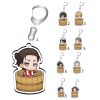 Classic Anime Attack on Titan Keychain Lovely Shower Barrel Series Figures Key Chain Backpack Car Accessories 1 - AOT Merch