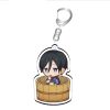 Classic Anime Attack on Titan Keychain Lovely Shower Barrel Series Figures Key Chain Backpack Car Accessories 5 - AOT Merch