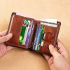 High Quality Genuine Leather Wallet Attack on Titan Symbol Printing Card Holder Male Short Purses BK770 1 - AOT Merch