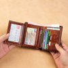 High Quality Genuine Leather Wallet Attack on Titan Symbol Printing Card Holder Male Short Purses BK770 2 - AOT Merch