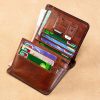 High Quality Genuine Leather Wallet Attack on Titan Symbol Printing Card Holder Male Short Purses BK770 3 - AOT Merch