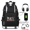 Hot Japanese Anime Attack On Titan Waterproof School Bags Laptop Rucksack Travel USB Backpack Large Capacity 2 - AOT Merch