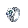 Hot Japanese Anime Attack on Titan Ring Rose Sword Horse Wings of Freedom Cosplay Jewelry Souvenir 1 - AOT Merch