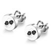 Japanese Anime Attack On Titan Comics Anime Stainless Steel Piercing Ear Stud Earrings For Womens Enamel 2 - AOT Merch