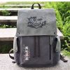 Japanese Anime Backpack Shoulder Bag Demon Slayer Tokyo Ghoul Attack On Titan Printing Casual Canvas Bag 2 - AOT Merch