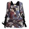 Levi Students School Bags Boy Girl Fashion Attack On Titan Eren Mikasa Anime Teens Books Backpack 3 - AOT Merch