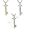 SUMENG 2023 Attack On Titan Necklace Eren Key Shingeki No Kyojin Pendant Fashion Vintage Retro Anime 1 - AOT Merch